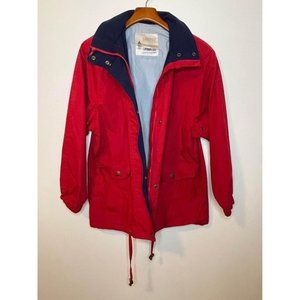 Red London Fog Mens Parka jacket-XS